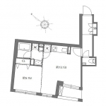 guesthouse sharehouse Fluffy Nihonbashi Hamacho floorplan