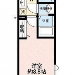 guesthouse sharehouse 피어코트TM 오이즈미가쿠엔 이치반칸 floorplan