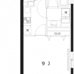 guesthouse sharehouse 프리미엄 큐브 미타 floorplan