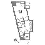 guesthouse sharehouse 젬스톤 다카다노바바 floorplan