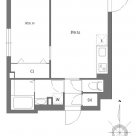 guesthouse sharehouse El Faro Yoyogi floorplan