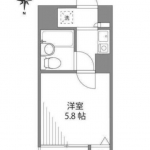 guesthouse sharehouse THE OAKS 지유가오카 Luxe floorplan
