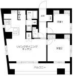 guesthouse sharehouse Forest Hills Kohinata floorplan