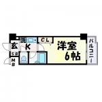 guesthouse sharehouse Eslead Sannomiya Flower Road floorplan