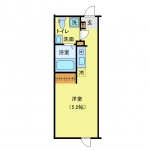 guesthouse sharehouse Fiore Kanamachi II floorplan
