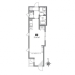 guesthouse sharehouse Yotsuya Apartment E floorplan