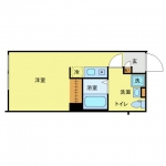 guesthouse sharehouse Novel Court 니시아라이 floorplan