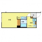 guesthouse sharehouse Novel Court 니시아라이 floorplan