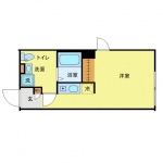 guesthouse sharehouse Novel Court 니시아라이 floorplan