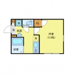 guesthouse sharehouse Grace Court Machiya floorplan