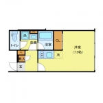 guesthouse sharehouse LEGALAND Yutenji floorplan