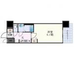 guesthouse sharehouse Agréable Kyomachibori Nord floorplan