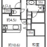 guesthouse sharehouse Associaire Mizonokuchi. floorplan