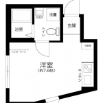 guesthouse sharehouse Forêt Nishi Arai floorplan