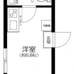 guesthouse sharehouse Forêt Nishi Arai floorplan