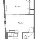 guesthouse sharehouse 中野坂江二号住宅 floorplan