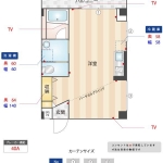 guesthouse sharehouse Grand Hills Nakaochiai floorplan