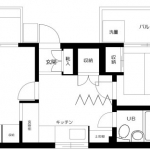 guesthouse sharehouse JLB Grand Ecru Yotsugi floorplan