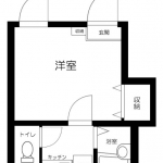 guesthouse sharehouse Emanon Flat Ogi-Ohashi floorplan