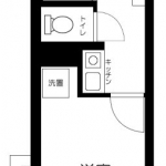 guesthouse sharehouse Emanon Flat Ogi-Ohashi floorplan