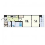 guesthouse sharehouse 에스템 코트 교토 니조 floorplan