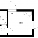 guesthouse sharehouse Richel Kitasenju. floorplan