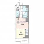 guesthouse sharehouse 제노비아 하타가야 floorplan