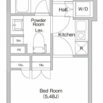 guesthouse sharehouse 프라임 어반 가쿠게이 대학 II floorplan