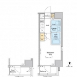 guesthouse sharehouse Proud Flat Togoshiginza floorplan