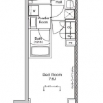 guesthouse sharehouse Proud Flat Monzen-Nakacho V floorplan