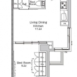 guesthouse sharehouse Proud Flat Monzen-Nakacho V floorplan