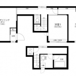guesthouse sharehouse 레지던스 신코가네이 floorplan