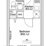 guesthouse sharehouse Proud Flat Oji-Kamiya floorplan