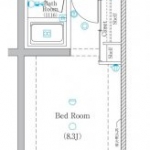 guesthouse sharehouse DIPS, devant la gare de Takadanobaba floorplan