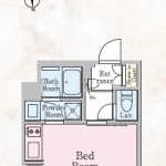 guesthouse sharehouse Le grand torii de Latiera floorplan