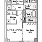 guesthouse sharehouse Prime Urban Akasaka floorplan