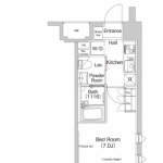 guesthouse sharehouse Proud Flat Musashi-Kosugi East floorplan