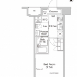 guesthouse sharehouse Proud Flat Musashi-Kosugi East floorplan