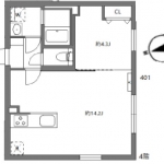 guesthouse sharehouse 세레누코트 신에고타 floorplan