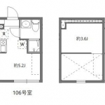 guesthouse sharehouse 엘미아 헤이와다이 floorplan