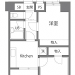 guesthouse sharehouse 라이온스 플라자 미타카 floorplan