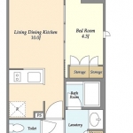 guesthouse sharehouse Latiera Itabashi floorplan