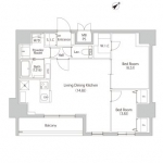 guesthouse sharehouse Famiroute Koiwa floorplan