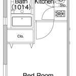 guesthouse sharehouse 프라임 어반 신유리가오카 floorplan