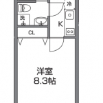guesthouse sharehouse Prime Urban 乌山加莱里亚 floorplan