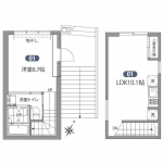 guesthouse sharehouse Grand Eggs Shin-Otsuka W floorplan