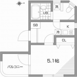 guesthouse sharehouse Blair Court Ebisu floorplan